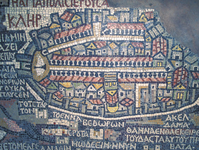 Jordanien, Madaba, Mosaik (Foto: Rainer Skrovny / ARR Reisen)