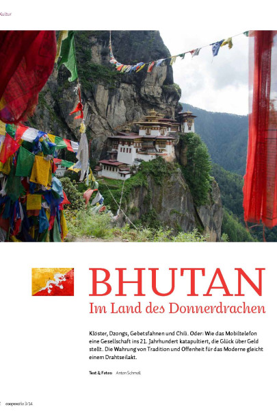 cooperativ 2014_03 - Bhutan - Reisebericht_Seite_1