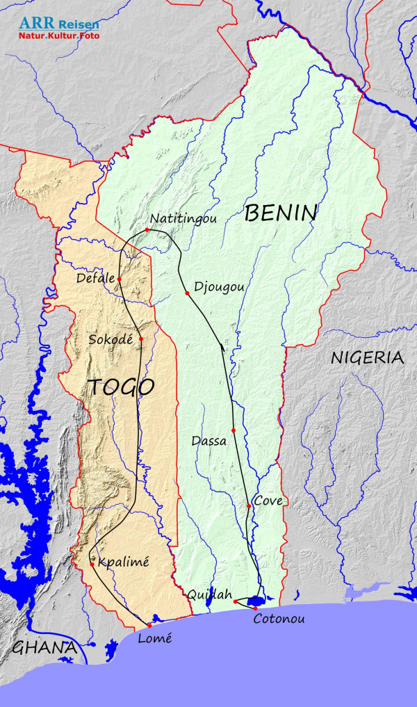 Route_Togo-Benin-ARR_Fotoreise_2022