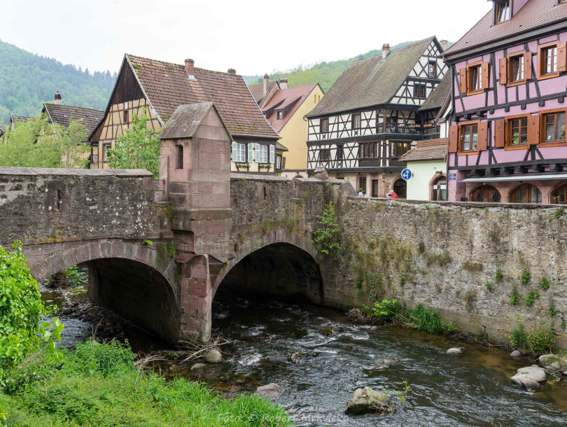 Frankreich, Elsass, Kaysersberg, Steinerne Brücke (Foto: Robert Mrkvicka)