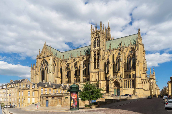 Frankreich, Elsass, Metz Kathedrale Saint-Étienne (Foto: Robert Mrkvicka)