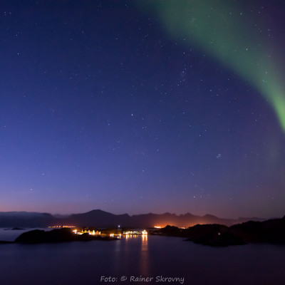 Norwegen, Insel Senja, Nordlicht (Foto: Rainer Skrovny, ARR Reisen)