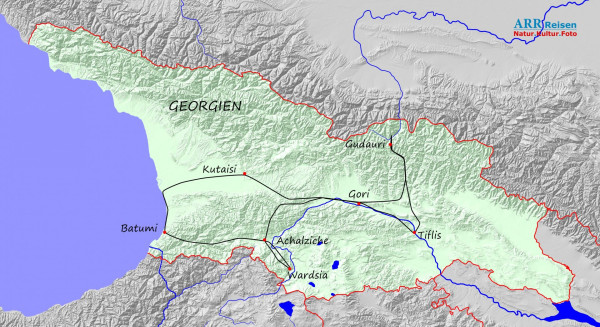 Route ARR Georgien_2021