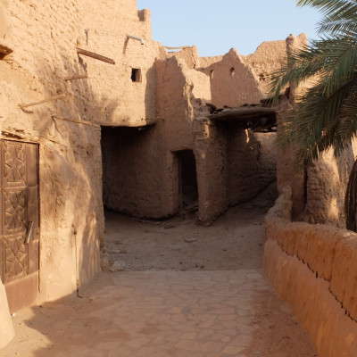 Ushaiger Heritage Village in Saudi Arabia north of Riyadh
