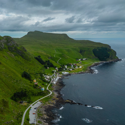 A windswept island in the Norwegian Sea, Runde is known for it's enormous number of birds population