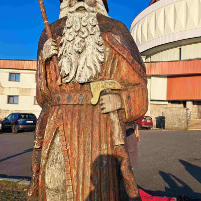 Altvatergebirge_Bergeist-Praded-Holzfigur / Foto: DI Siegfried Ellmauer