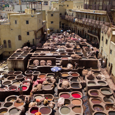 Marokko, Fes, Färbereien